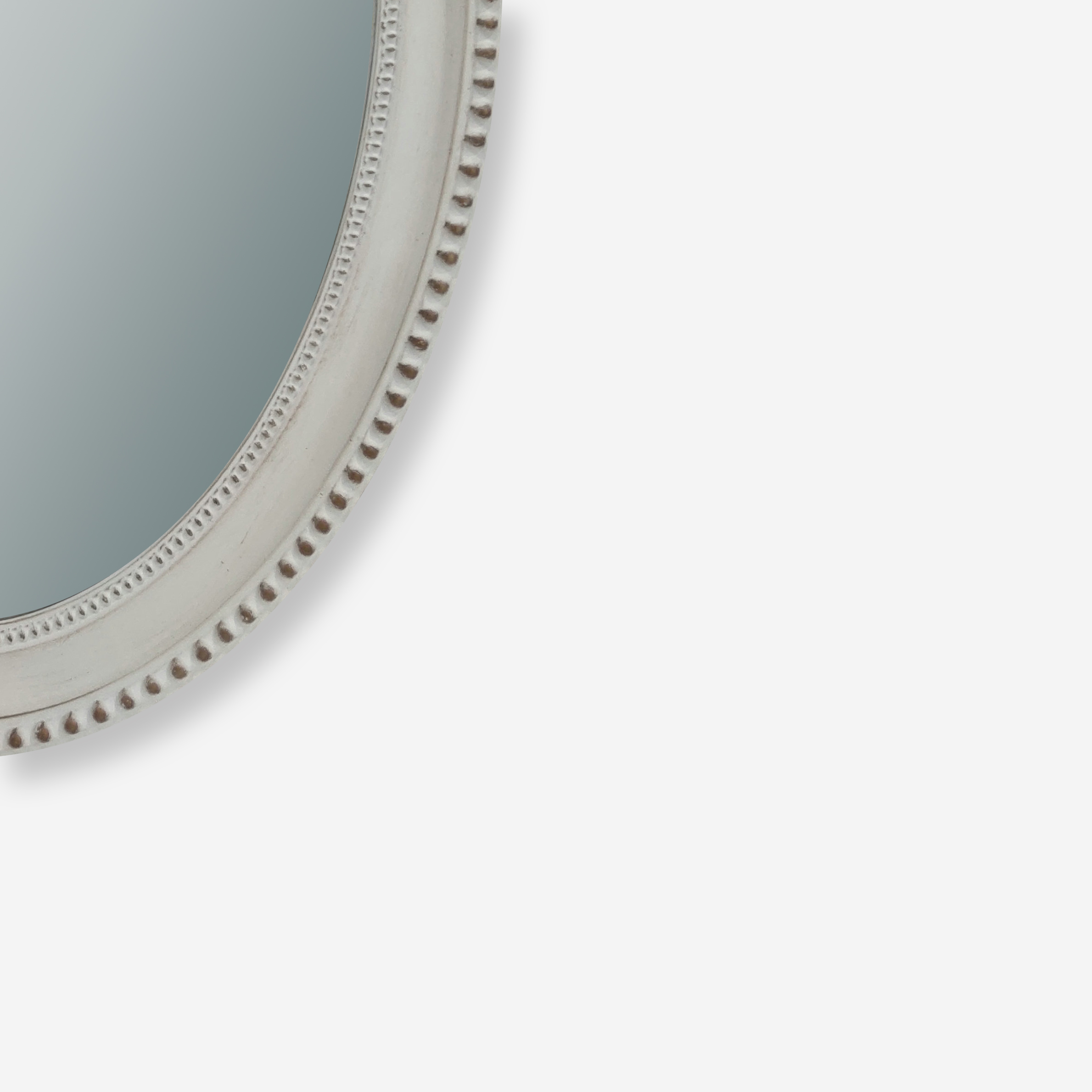 modern oval mirror